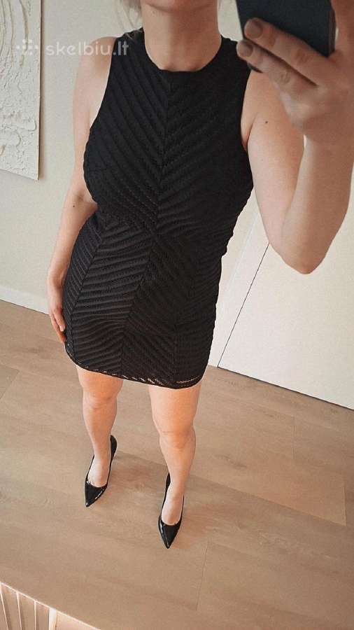 H&m maža juoda suknelė, S dydis - nuotraukos Nr. 6