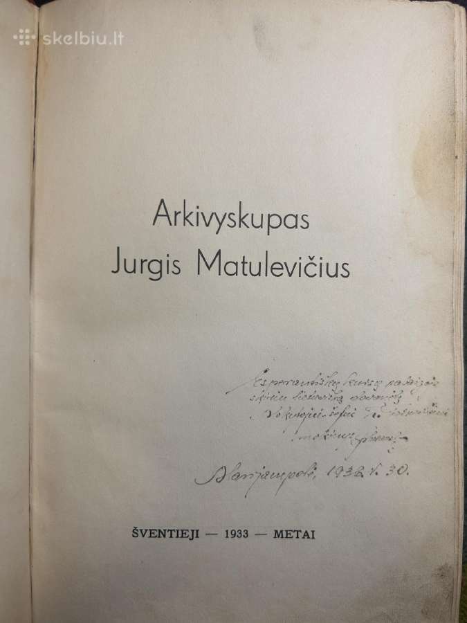 Arkivyskupas Jurgis Matulevičius - nuotraukos Nr. 3