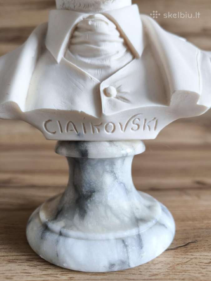 Čaikovskio biusto marmurinė skulptūrą - nuotraukos Nr. 5