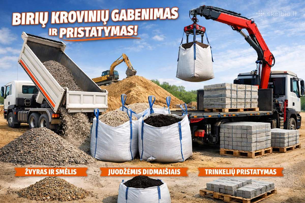 Smėlis, žvyras didmaišiais Kaune - nuotraukos Nr. 6