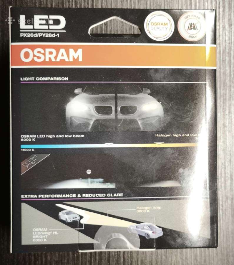 Osram Ledriving Hl Bright H7/h18 +300% - nuotraukos Nr. 2