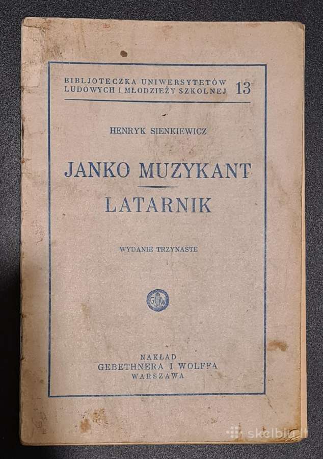 Janko muzykant. Latarnik. 1929