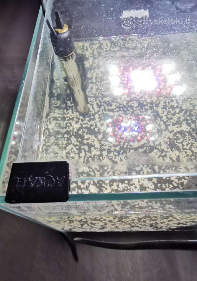 Parduodu Aquael akvariumą (19l) su įranga (Eheim,