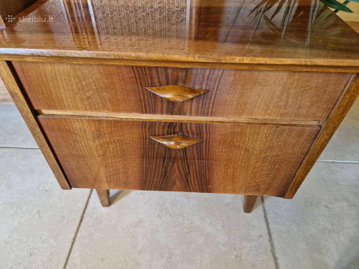 Vintažinės mid century miegamojo spintelės - nuotraukos Nr. 20
