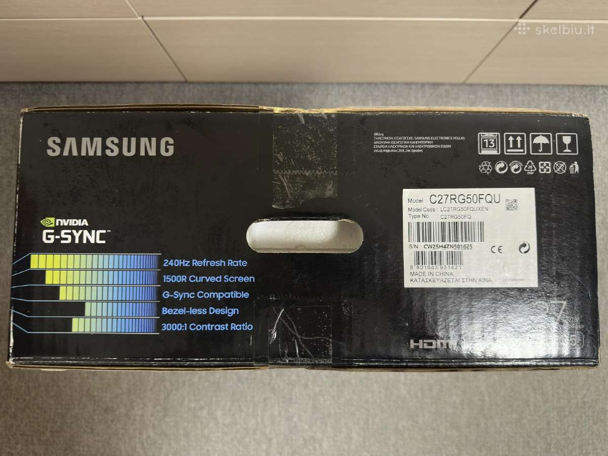 Daužtas monitorius Samsung Lc27rg50fqu - nuotraukos Nr. 11