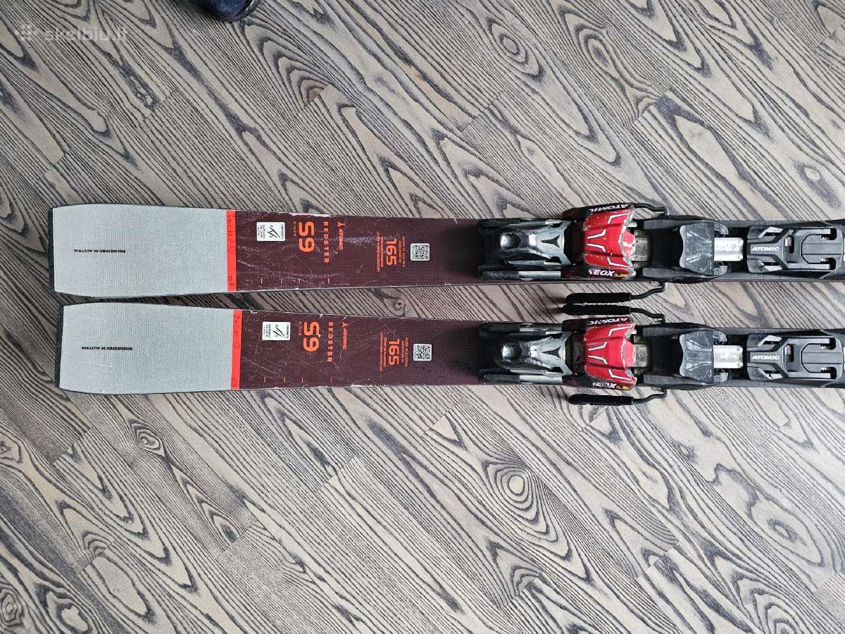 Atomic redsters revoshock s9 165cm Fis slidės - nuotraukos Nr. 3