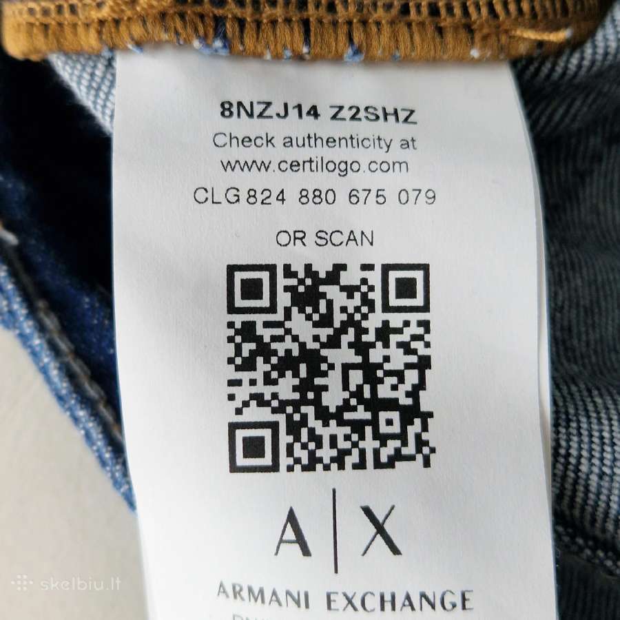 Armani Exchange džinsai W28s dydžio - nuotraukos Nr. 27