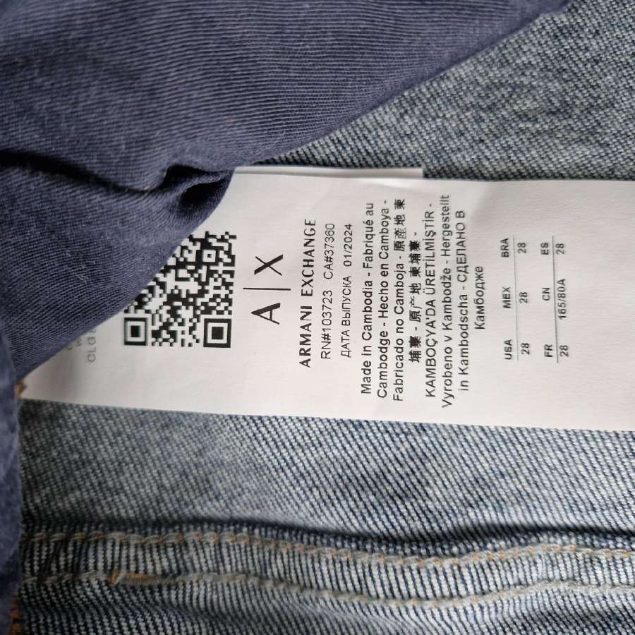 Armani Exchange džinsai 160-170 dydžio - nuotraukos Nr. 29