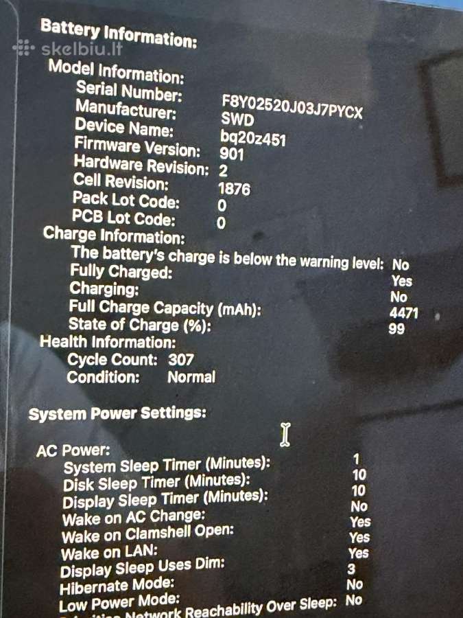 2020 13-inch MacBook Pro - Space Grey 32gb RAM 1tb - nuotraukos Nr. 4