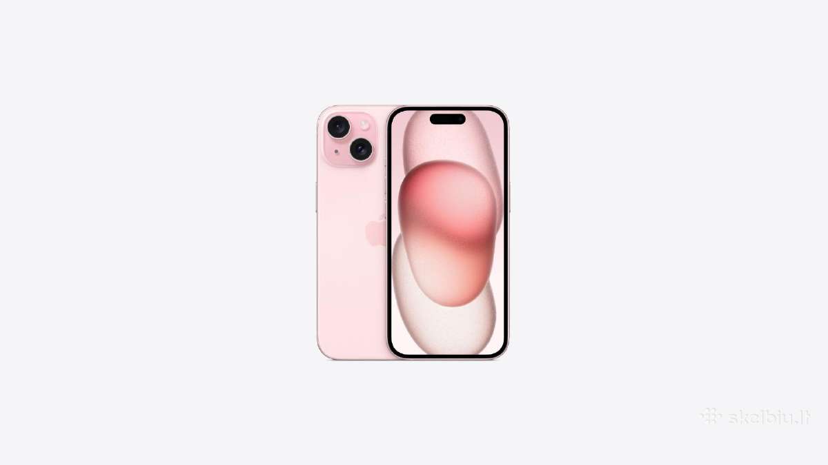 Naujas Apple iPhone 15/128gb, Black - nuotraukos Nr. 2