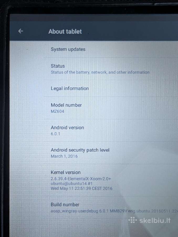 Motorola Xoom 32gb planšetė su dėžute ir priedais - nuotraukos Nr. 9