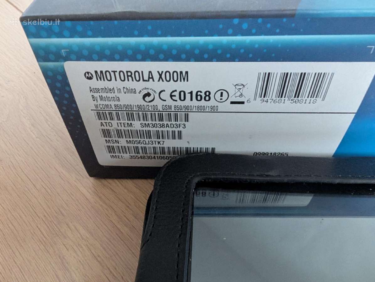 Motorola Xoom 32gb planšetė su dėžute ir priedais - nuotraukos Nr. 11