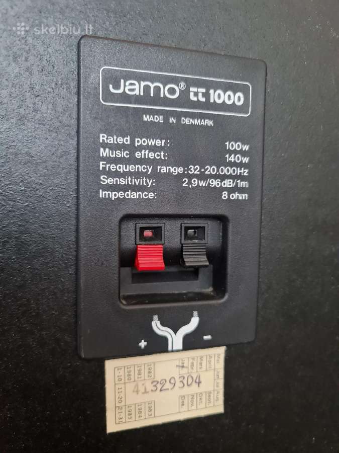 Retos Jamo Twin Tuning TT-1000 Push-pull 1985m. - nuotraukos Nr. 8
