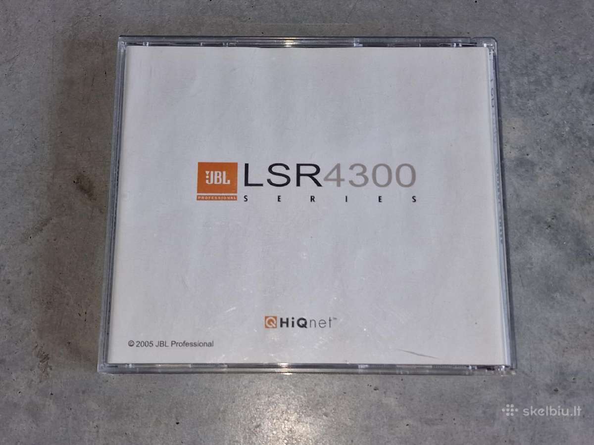 Jbl Lsr4300 (Control Kit) kalibravimo rinkinys - nuotraukos Nr. 12