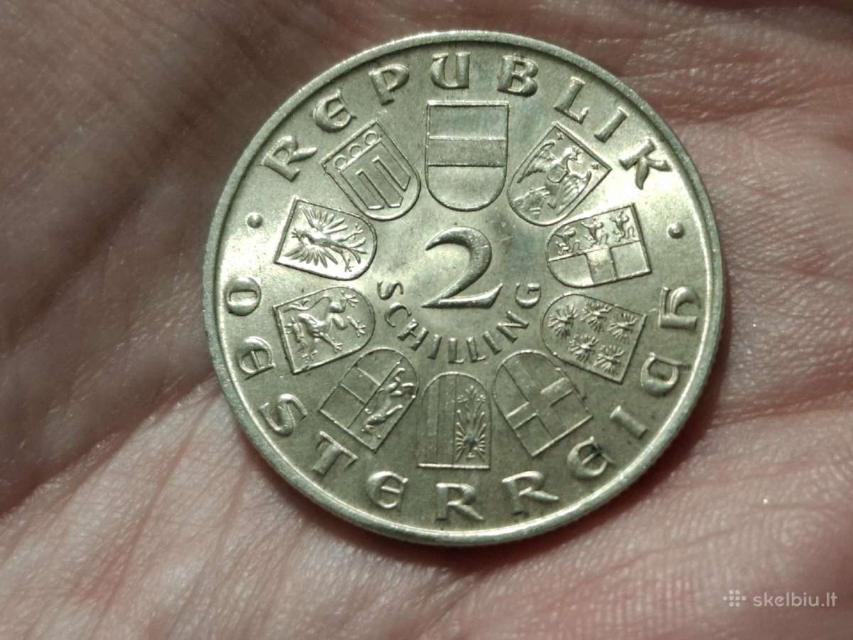 Austrija 2 šilingai 1931 sidabras proginė