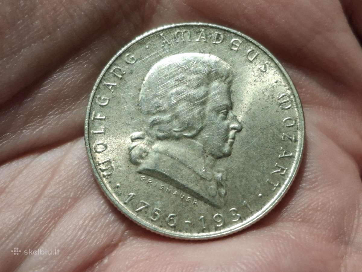 Austrija 2 šilingai 1931 sidabras proginė - nuotraukos Nr. 2