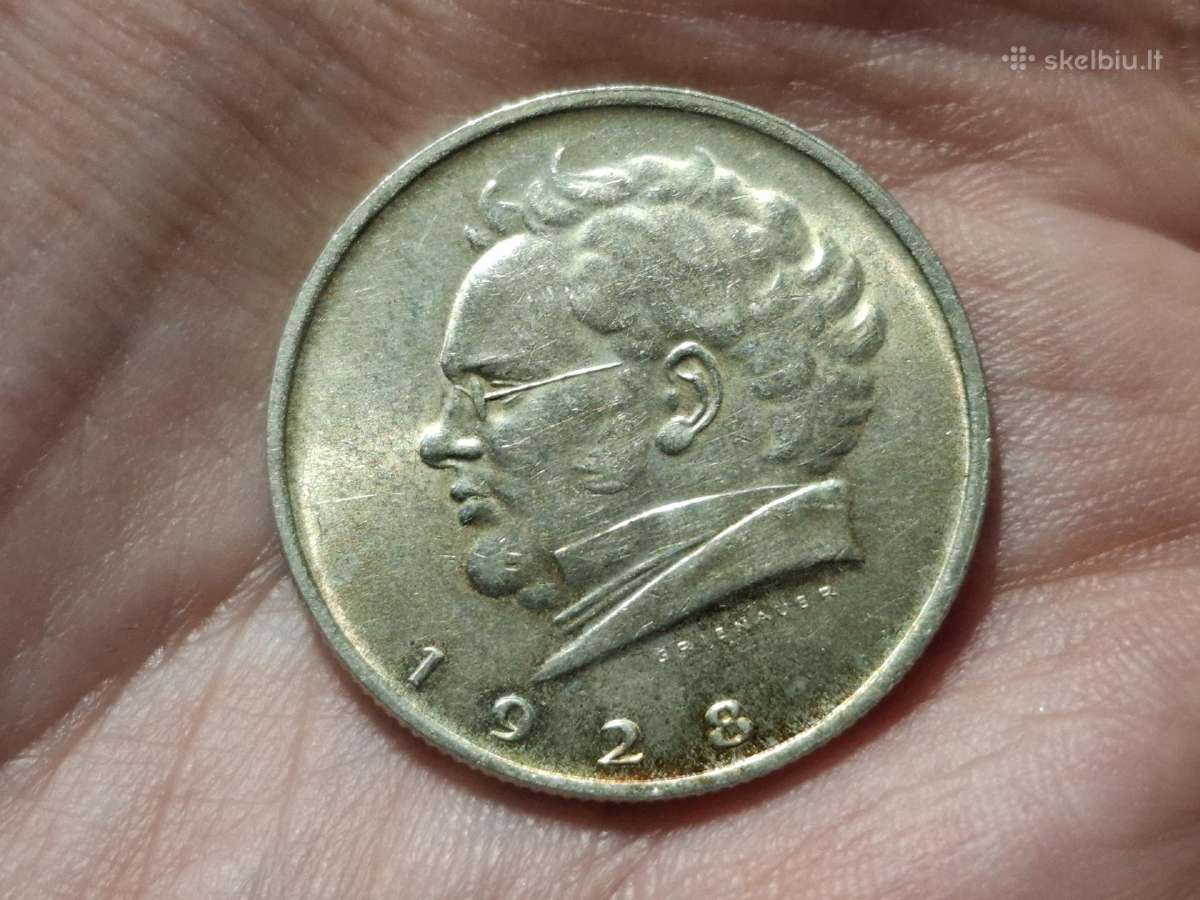 Austrija 2 šilingai 1928 sidabras proginė - nuotraukos Nr. 2