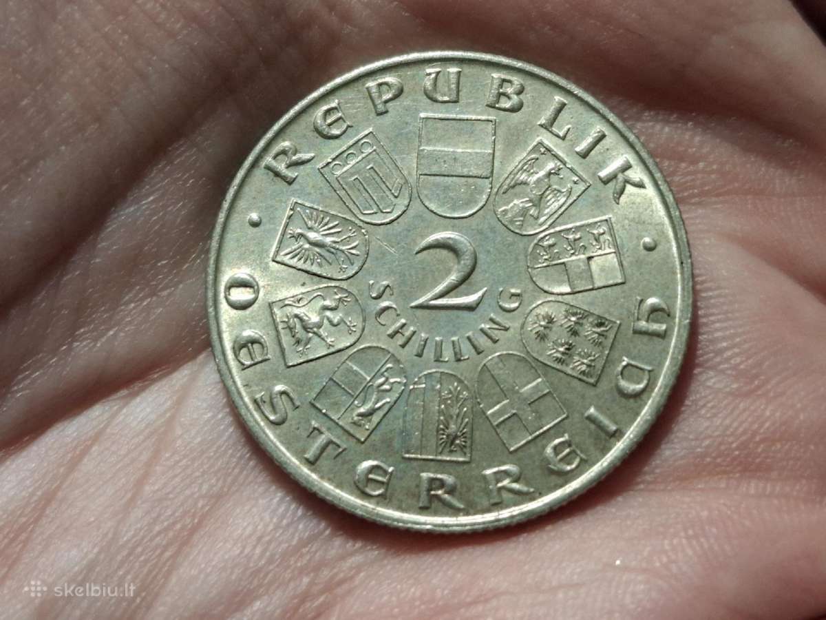 Austrija 2 šilingai 1932 sidabras proginė