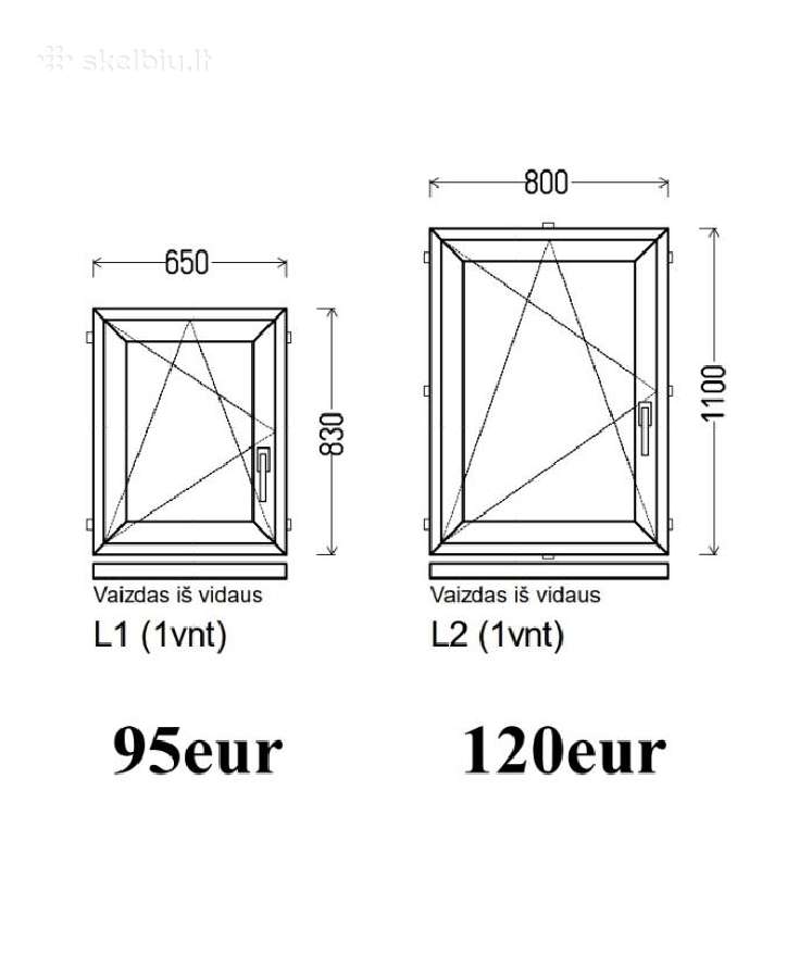 Nauji plastikiniai langai ir jų gamyba Klaipėda - nuotraukos Nr. 9