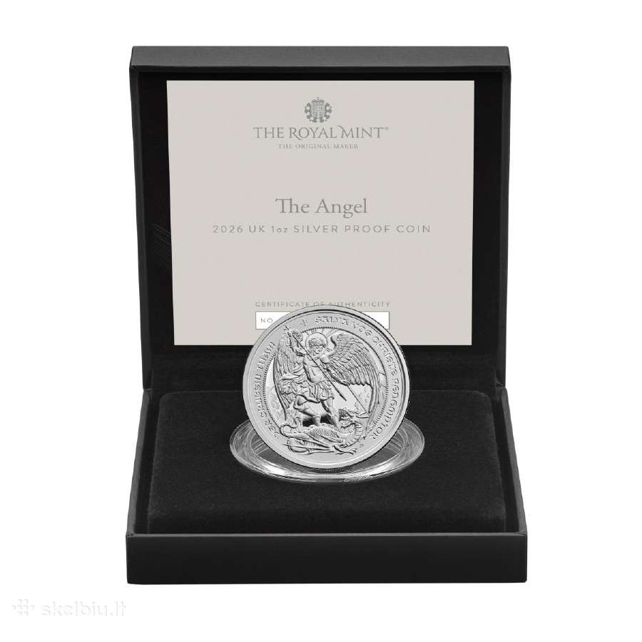 Sidabrinė moneta Angelas 1oz - nuotraukos Nr. 4