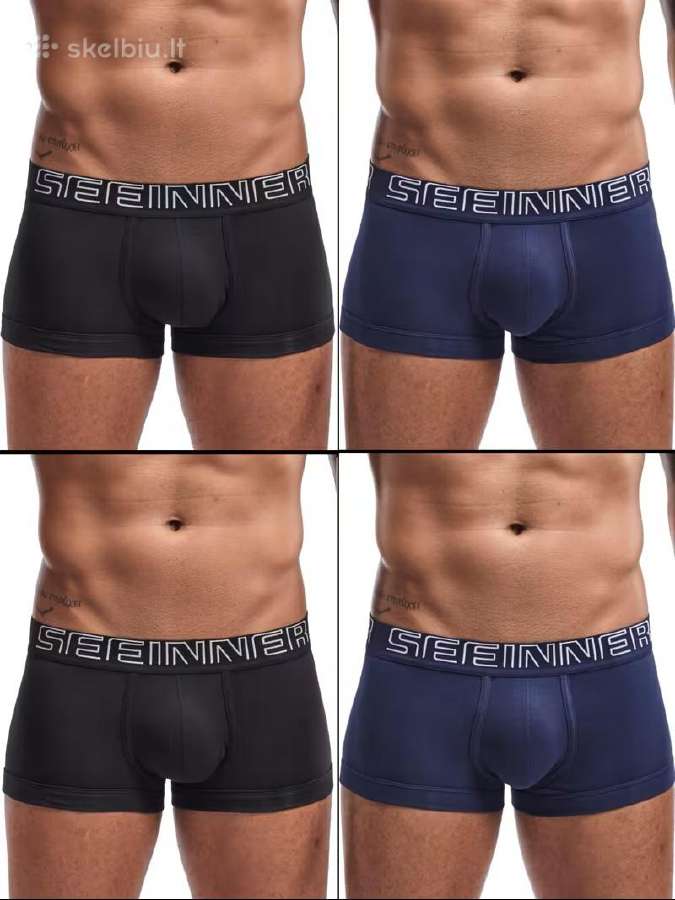 4vnt. didelio dydžio boxers-briefs vyrams