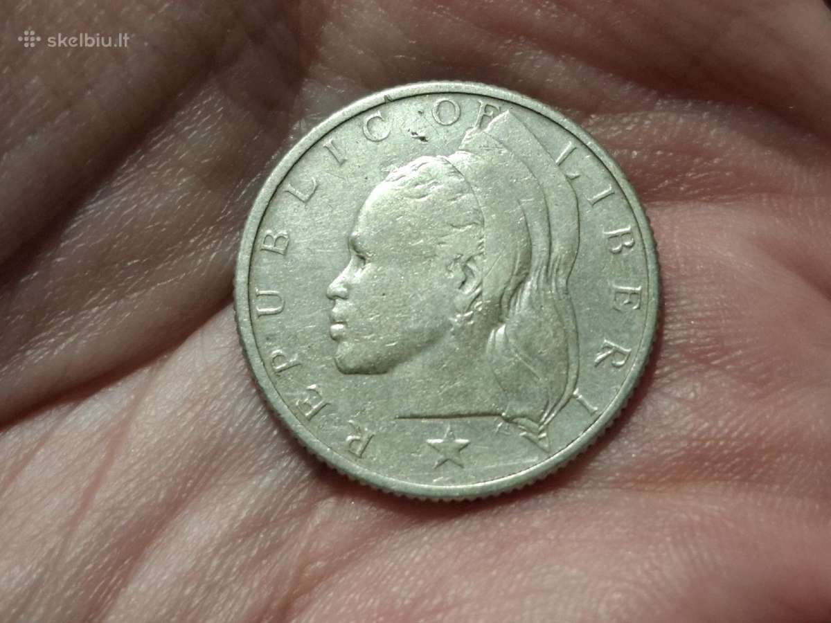 Liberija 25 centai 1961 sidabras - nuotraukos Nr. 2