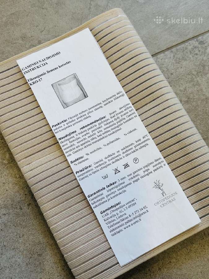 Pilvo įtvaras,liemens korsetas,pooperacinis diržas