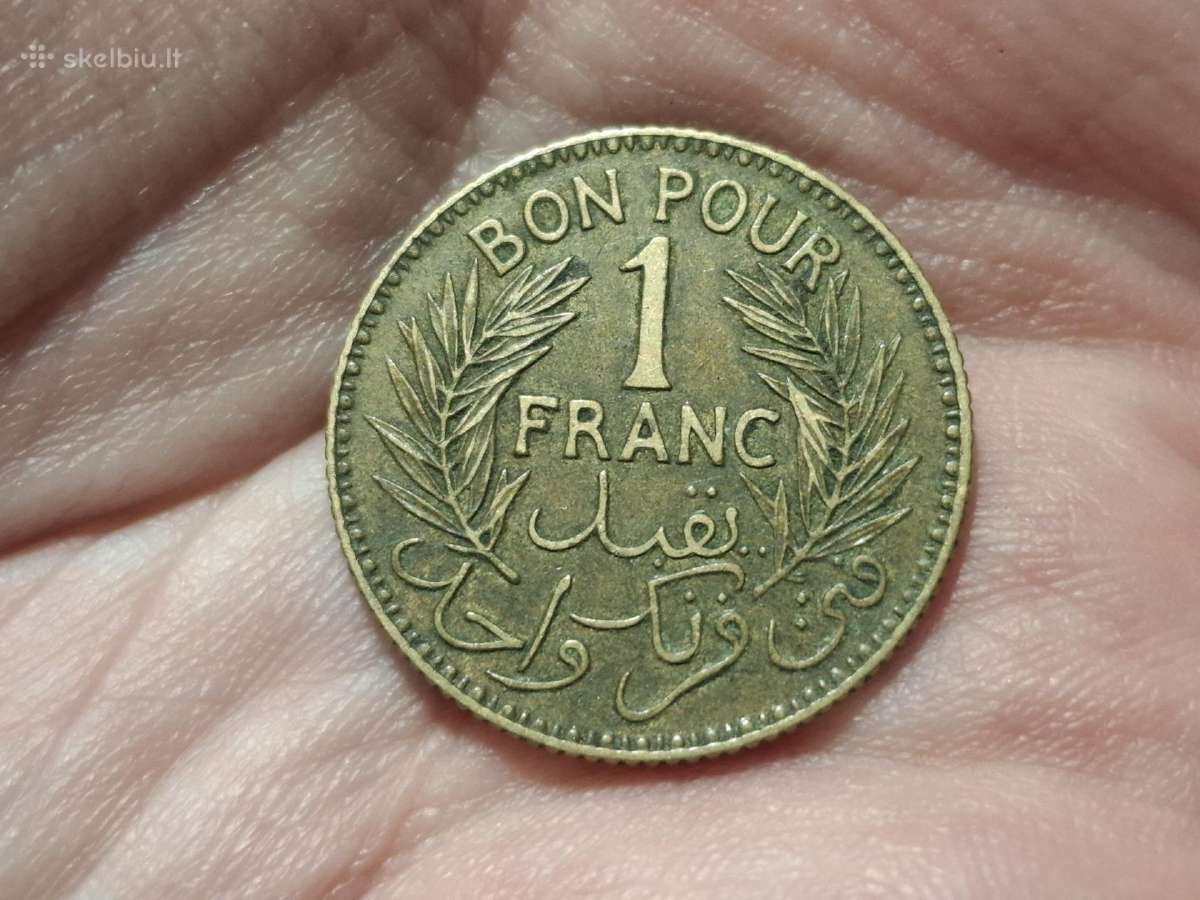 Tunisas 1 frankas 1941