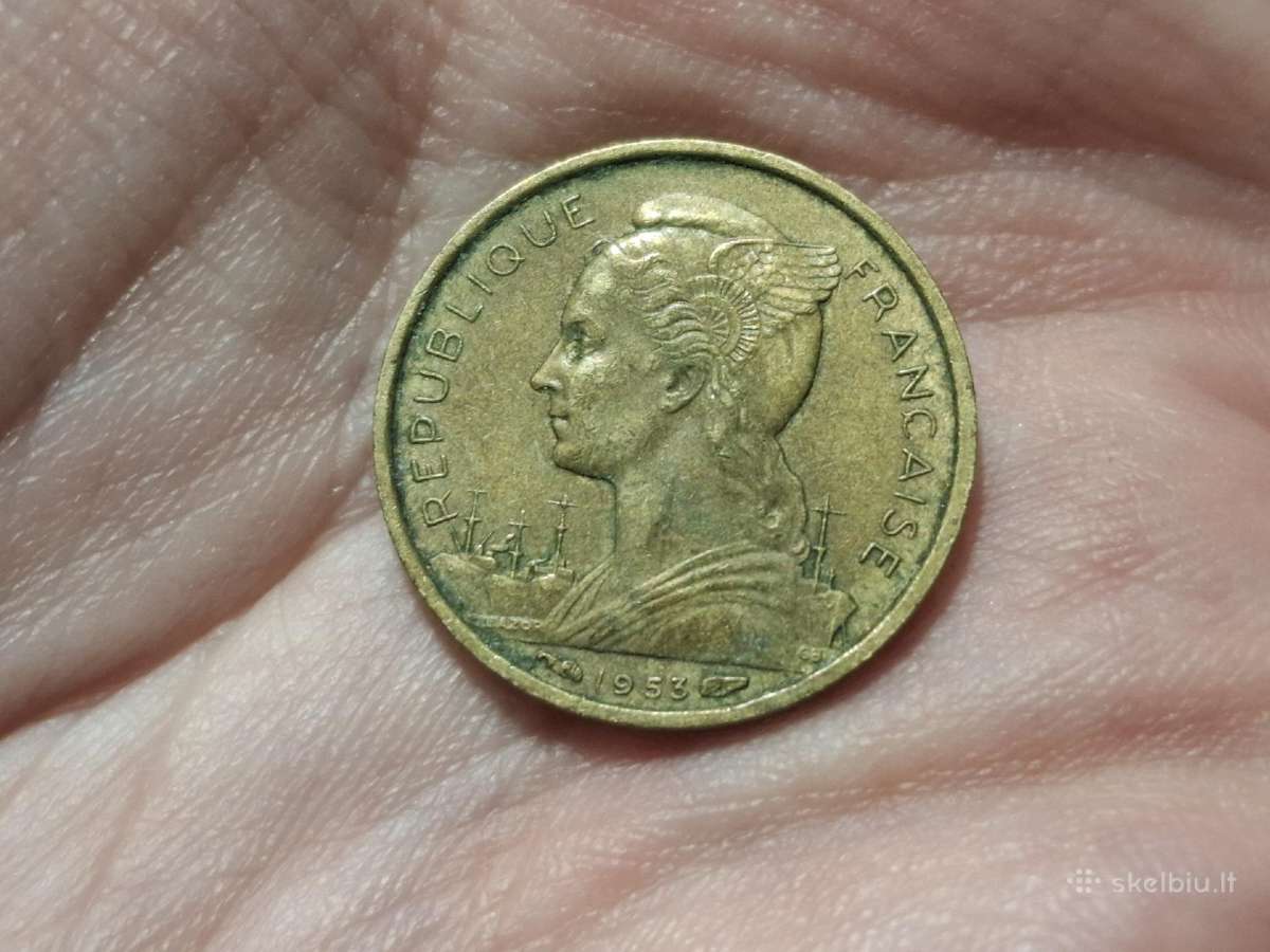 Madagaskaras 10 frankų 1953 - nuotraukos Nr. 2