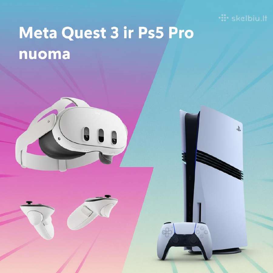 Quest 3 Vr / Ps5 Pro nuoma Kaune