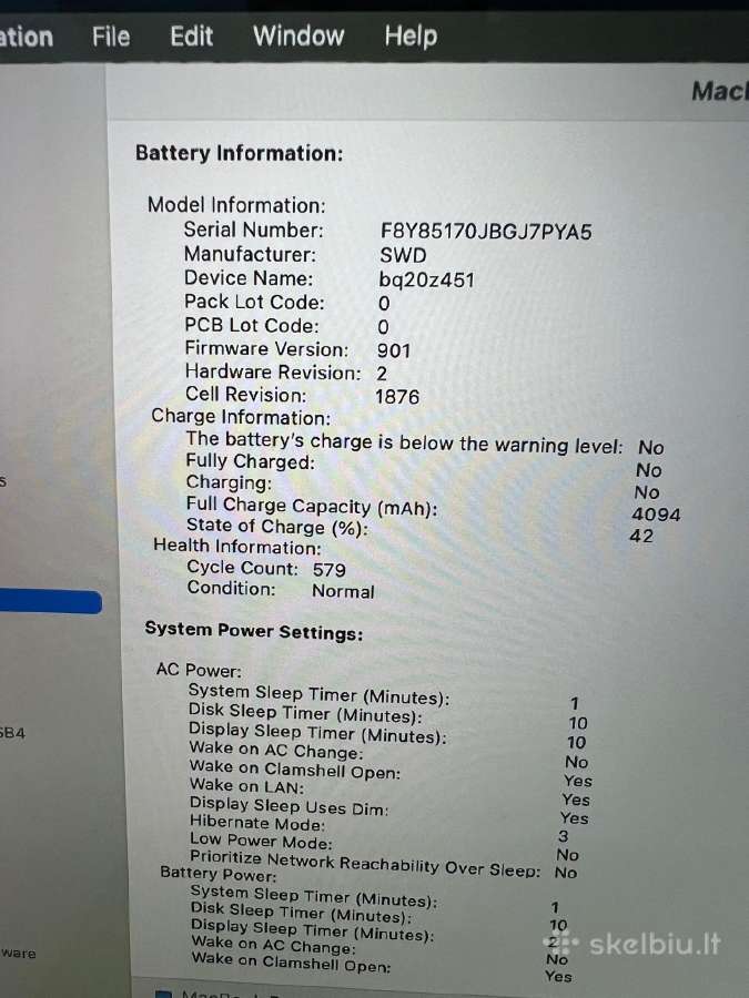 MacBook Pro 13 TB 2018 Quad-core i5 16/256gb - nuotraukos Nr. 8