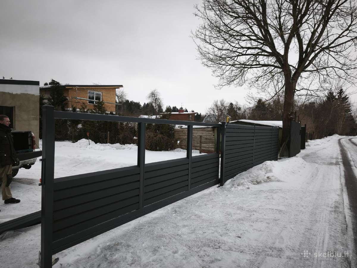Atraminių sienučių, Tvoros rostverkų betonavimas. - nuotraukos Nr. 27