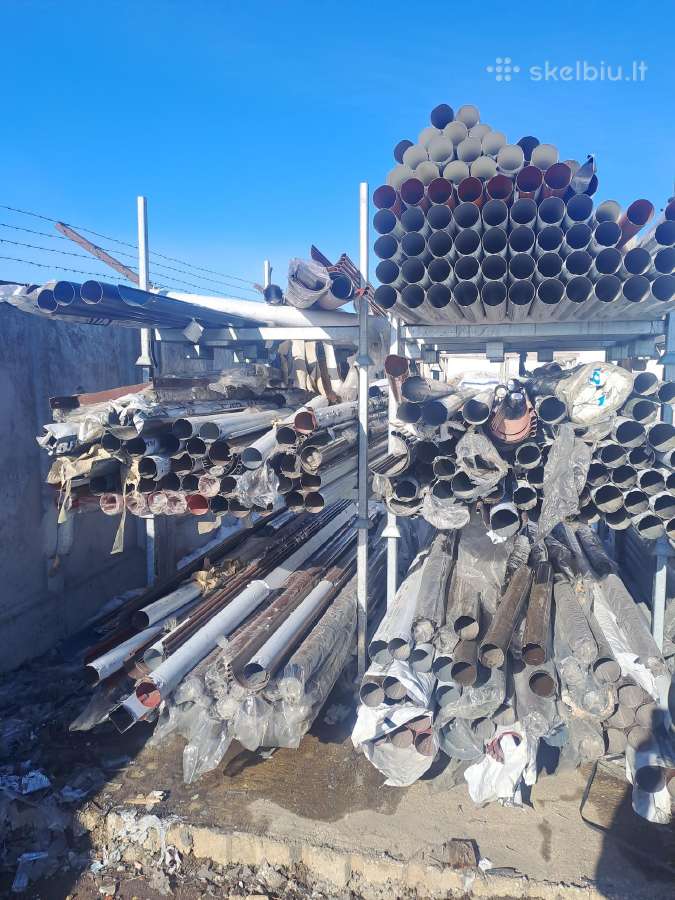 Latakai, lietvamzdžiai, vamzdžiai 1 eur -1m