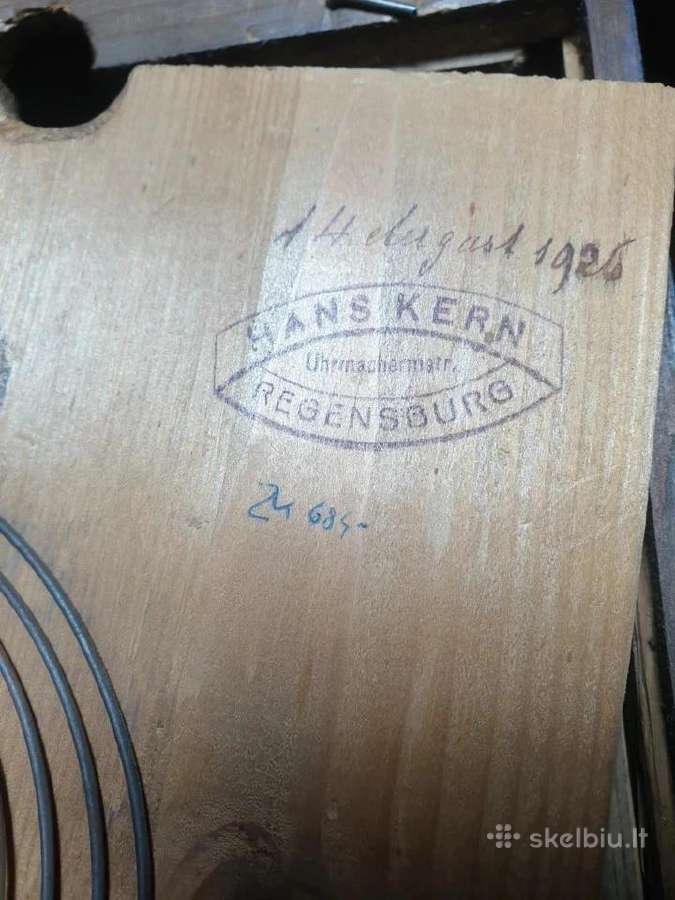 Senas Vokiškas Laikrodis su Gegute - nuotraukos Nr. 6