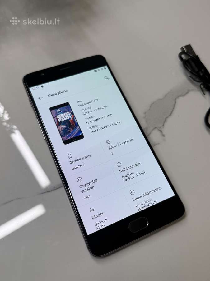 Oneplus 3 6/64 GB - nuotraukos Nr. 2
