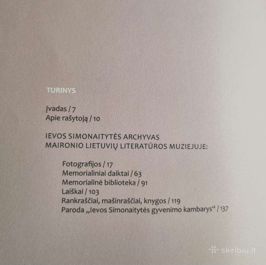 Ieva Simonaitytė. Archyvai - nuotraukos Nr. 2