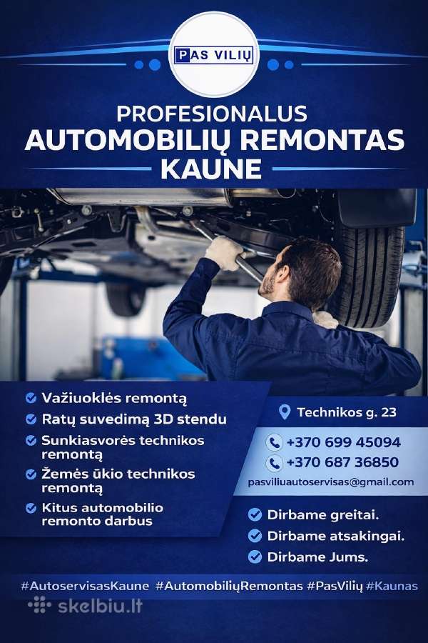 Reikalingas automechanikas autošaltkalvis Kaune - nuotraukos Nr. 2
