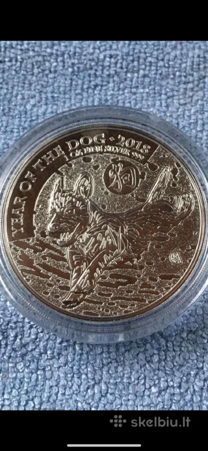 Moneta UK 2018m. 2 svarai, sidabras(.999)