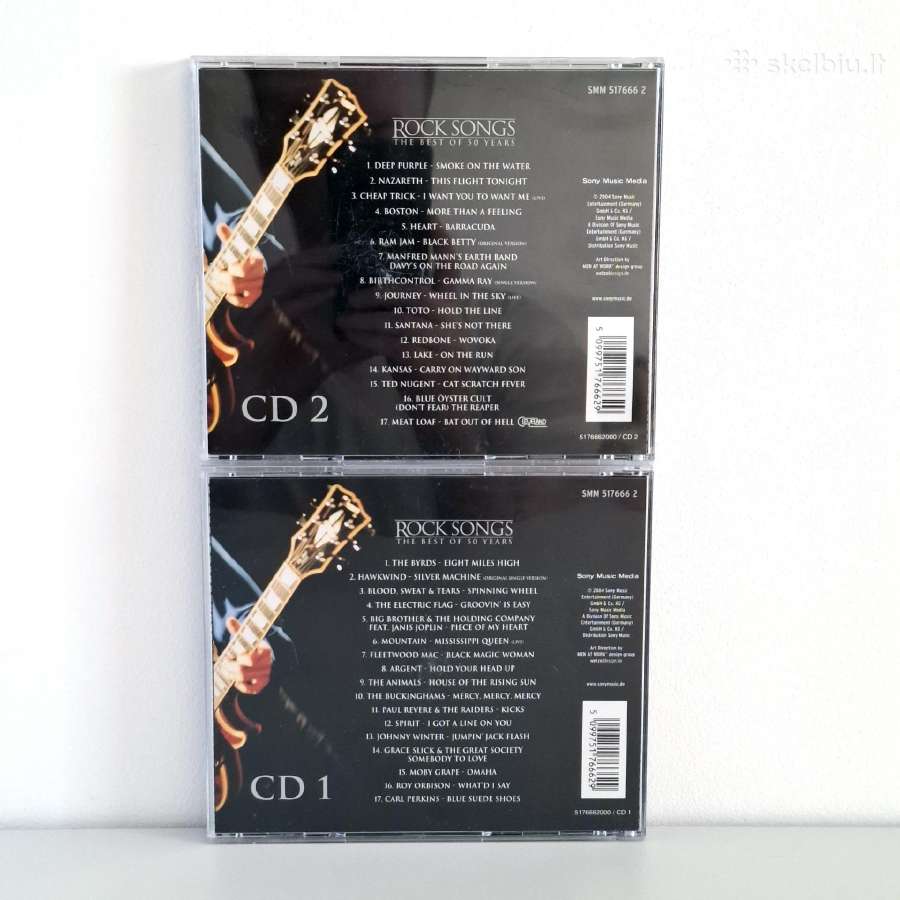 Rock Songs Cd1 ir Cd2 (rinkinys) - nuotraukos Nr. 2