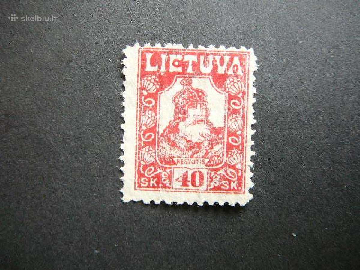 Lietuva 1921 Kestutis 40sk. svarus lit91sb