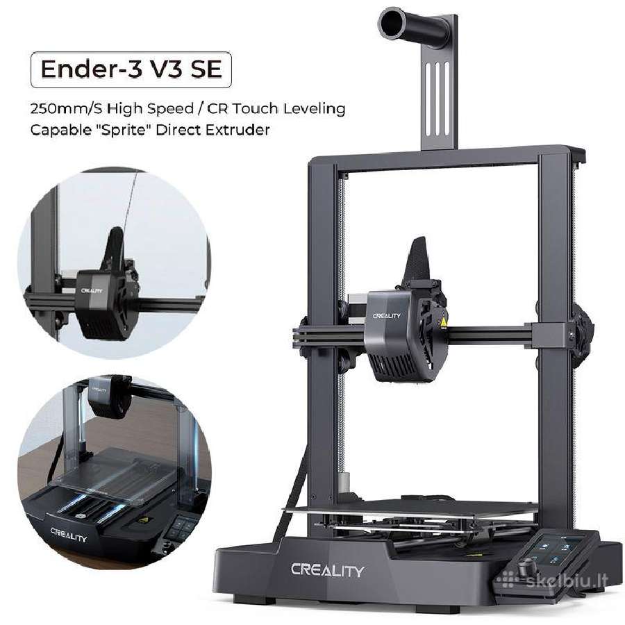 3D spausdintuvas Creality Ender-3v3 Se 220x220x250