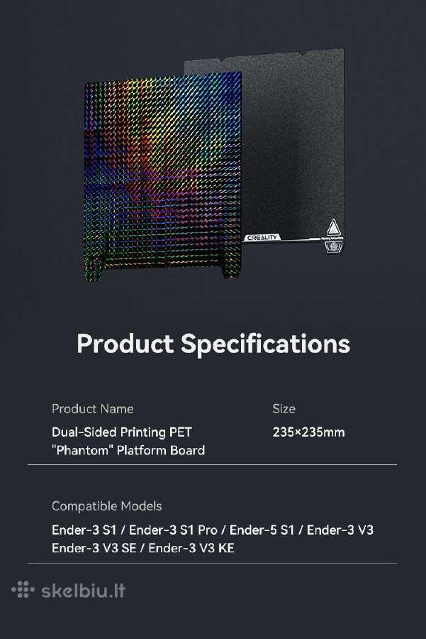 3D spausdintuvas Creality Ender-3v3 Se 220x220x250 - nuotraukos Nr. 11