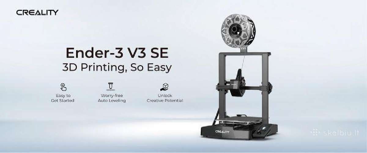 3D spausdintuvas Creality Ender-3v3 Se 220x220x250 - nuotraukos Nr. 13