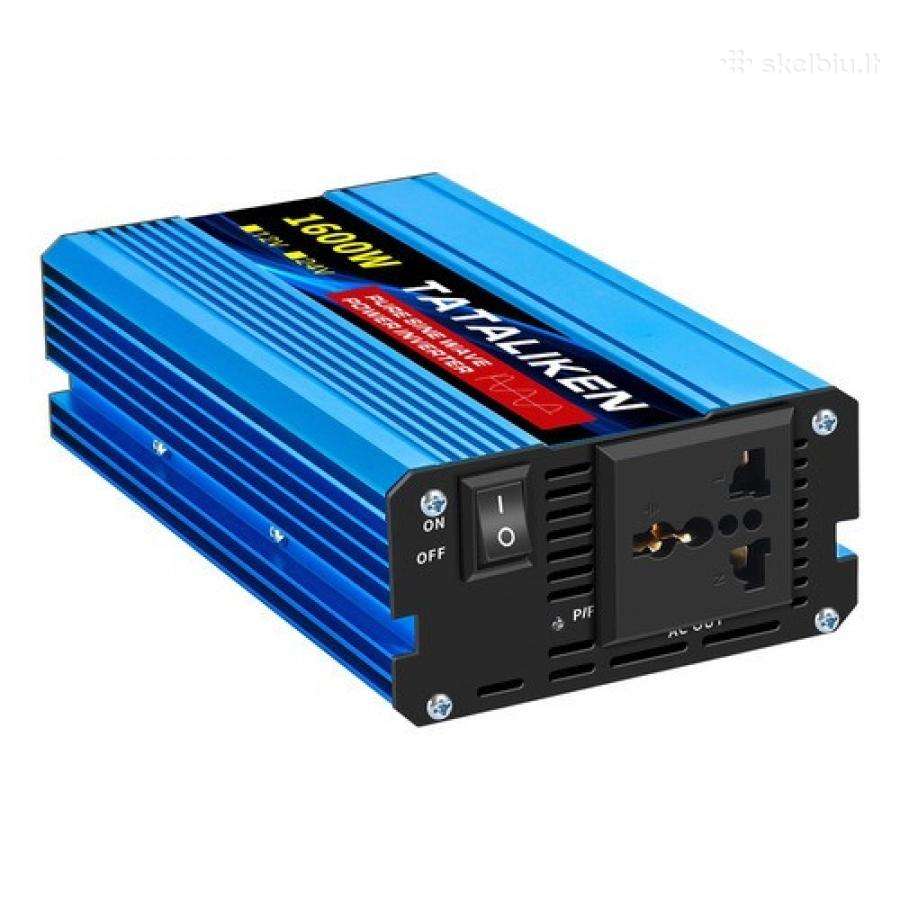 Tataliken pure sine inverteris, 12-220v,1600w(800w - nuotraukos Nr. 5