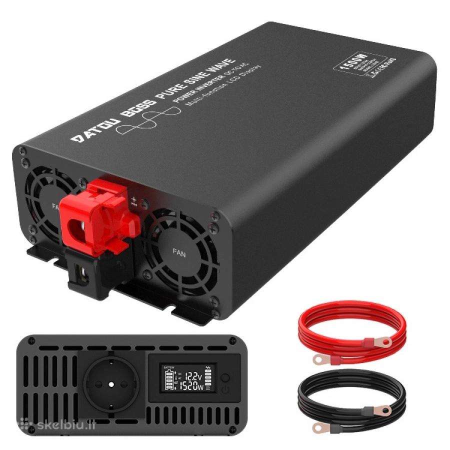 Eafc 4000 W keitiklis, 12 V 220 V, su gryna sinusi - nuotraukos Nr. 3