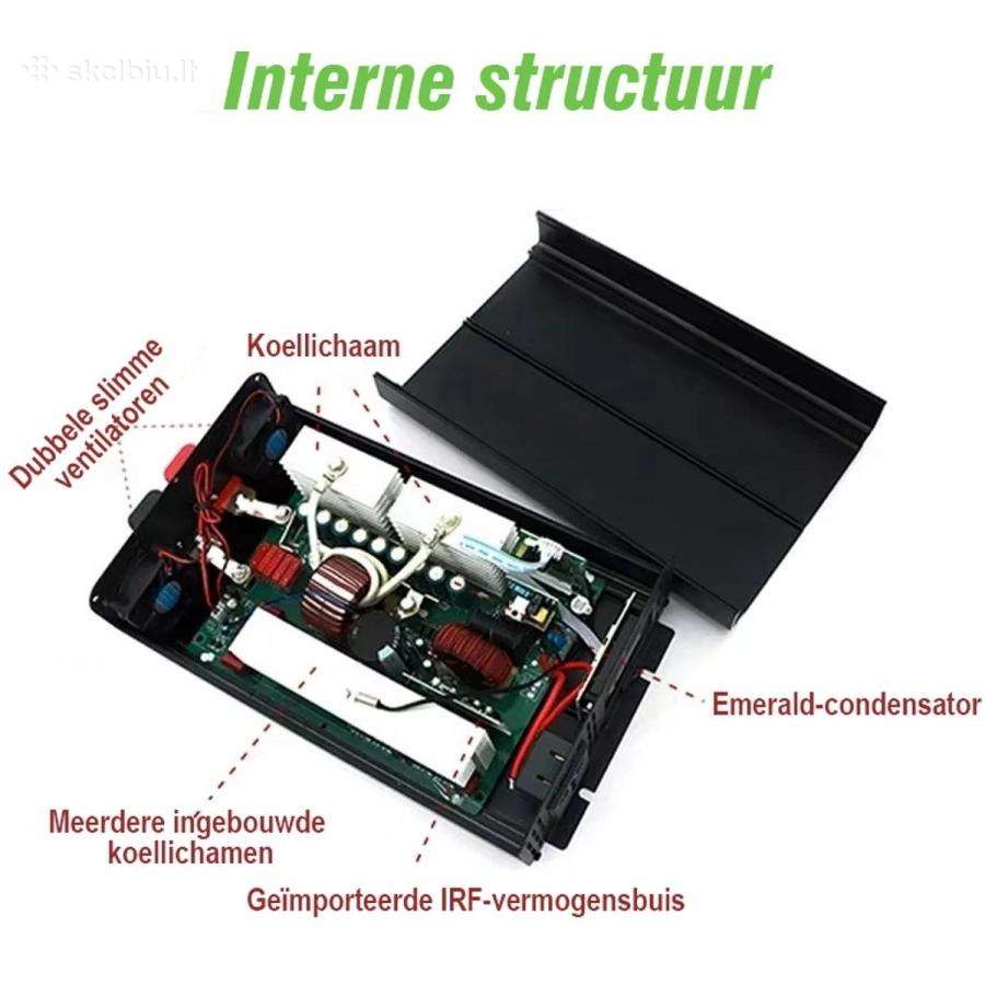 Eafc 5000w inverteris Dc 12v To Ac 220v - nuotraukos Nr. 4