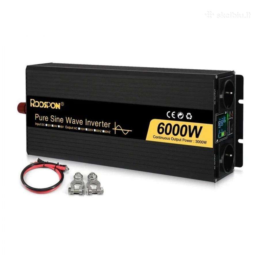Rddspon tikro sinuso 6000w 24v į 220v - nuotraukos Nr. 2