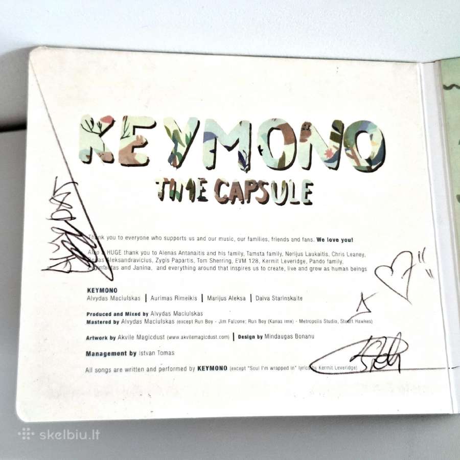 Keymono - Time Capsule (CD, Albumas) - nuotraukos Nr. 3