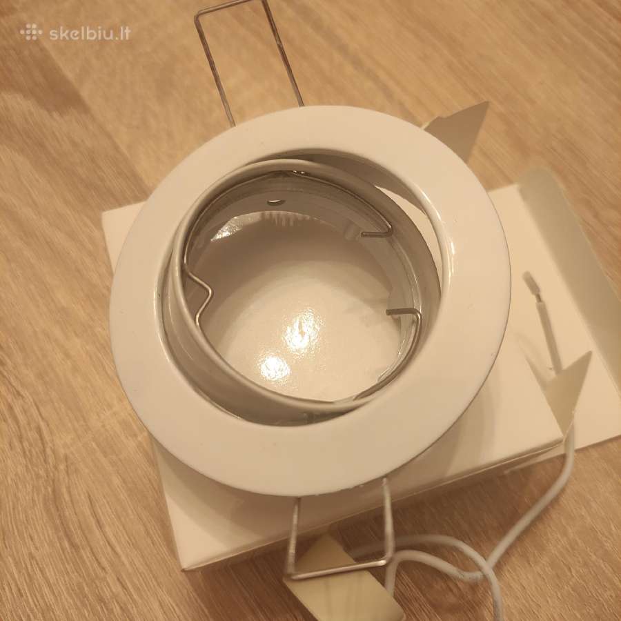 10vnt. Kryptinis, įleidžiamas į gipsą šviestuvas. - nuotraukos Nr. 2