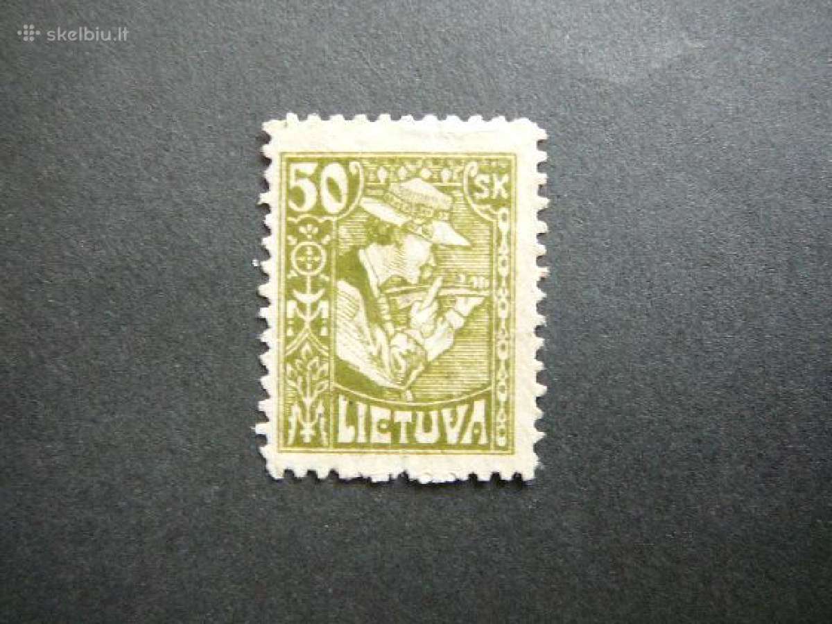 Lietuva 1921 Javapjute 50sk. svarus lit92sb